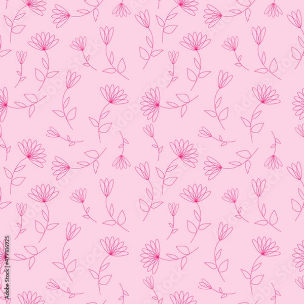 Obraz seamless pattern with leaves