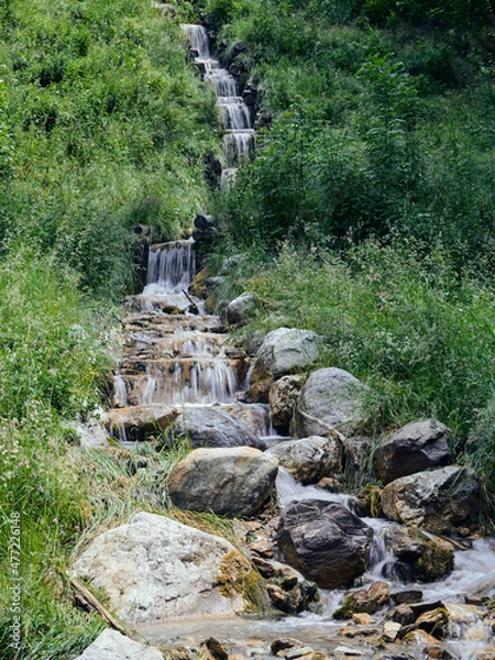 Obraz waterfall in the mountains