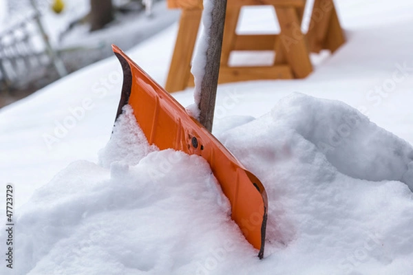 Obraz Schnee schieben