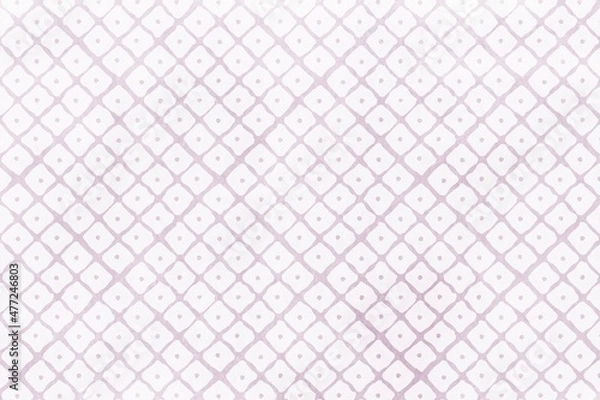 Fototapeta 鹿の子柄の背景素材　和柄　紫　和紙風テクスチャ　上品　白　かわいい　文様　日本の伝統的な柄