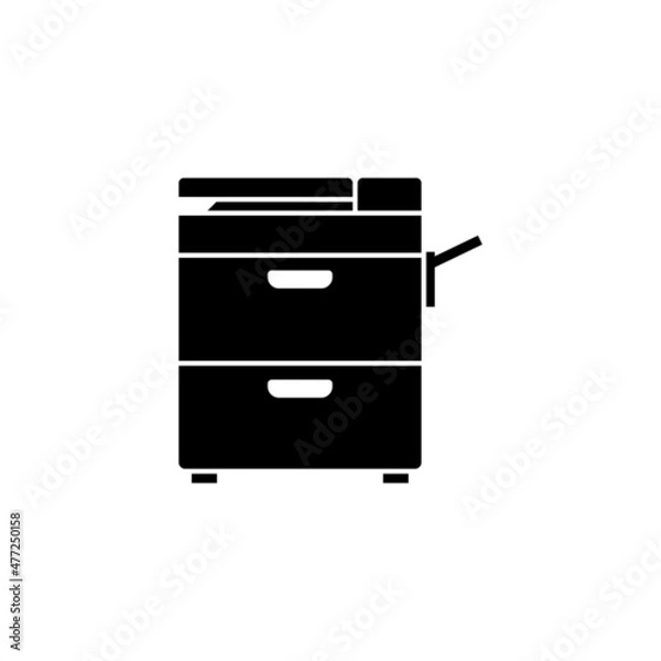 Obraz Photocopy machine icon design template vector isolated