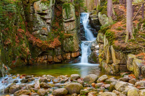 Obraz mountain waterfall