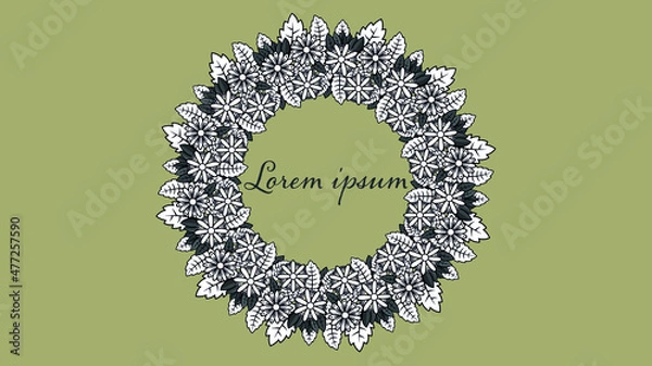 Obraz frame with ornament