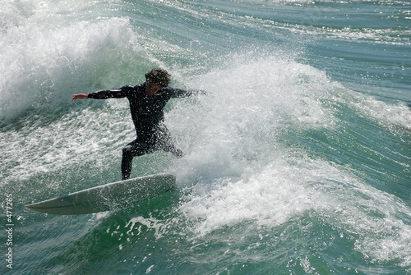 Obraz shredding the blue