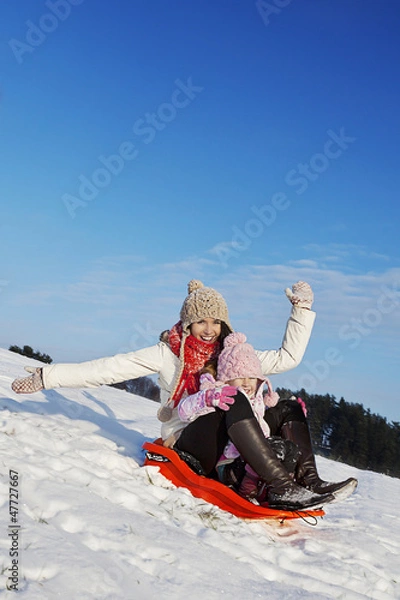 Fototapeta winter holiday fun