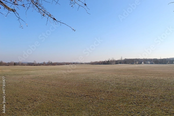 Obraz Blick auf ein Feld