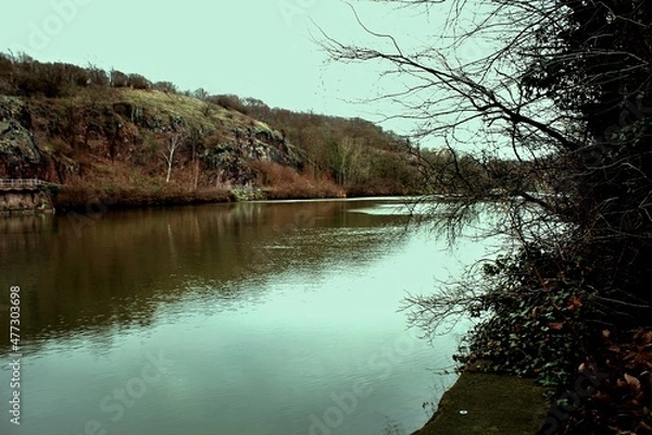 Obraz Blick auf die Saale