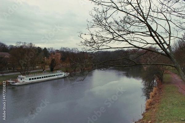 Obraz Blick auf die Saale