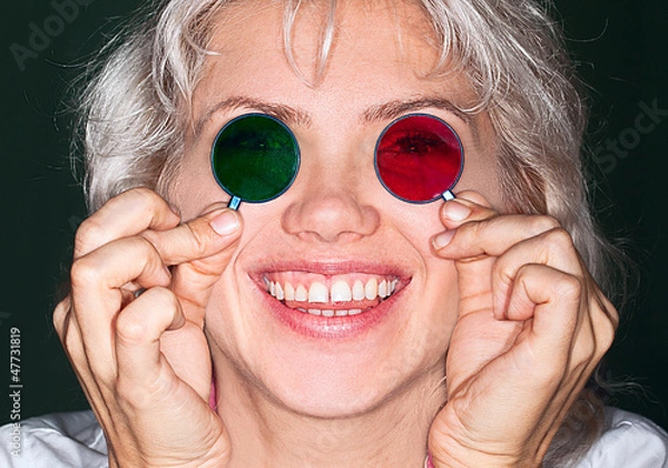 Obraz the girl smiles