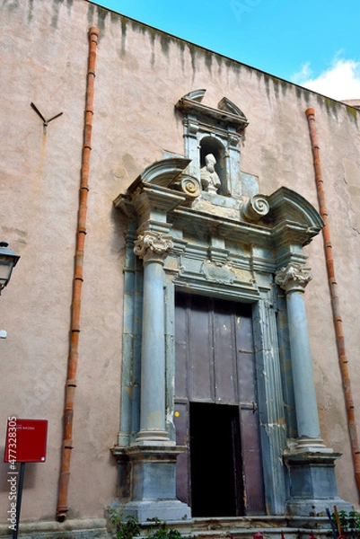 Fototapeta church san Nicola trapani Sicily Italy