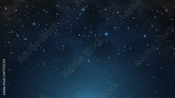 Fototapeta Realistic starry night sky. Galaxy background. Abstract constellation background with nebula.