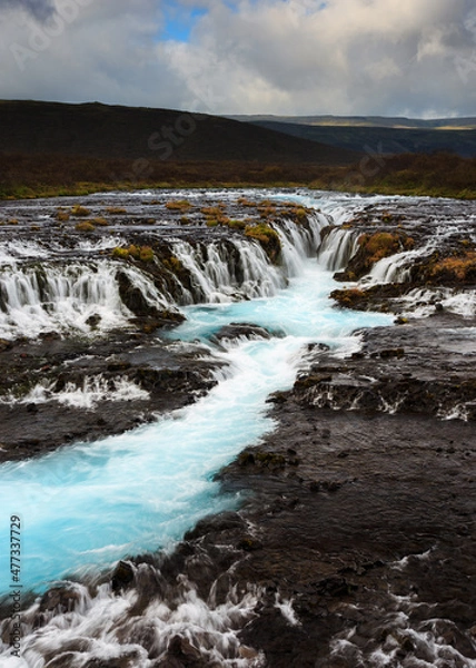 Obraz Brúarfoss waterfall