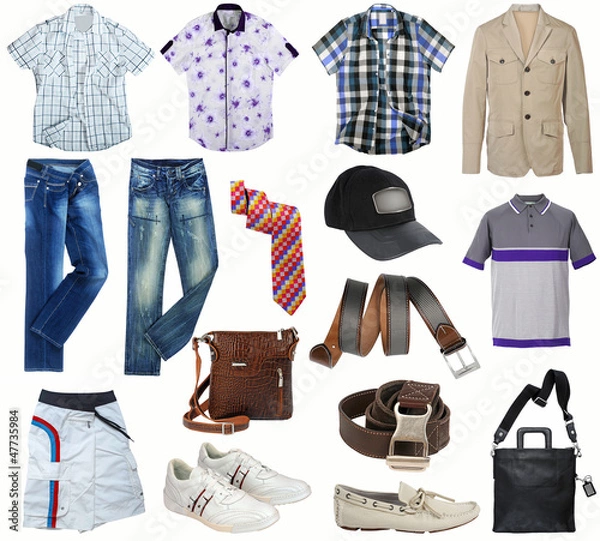 Obraz male clothes collection