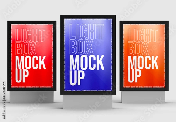 Obraz Lightbox Mockup