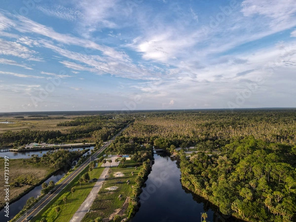 Obraz landscape with river