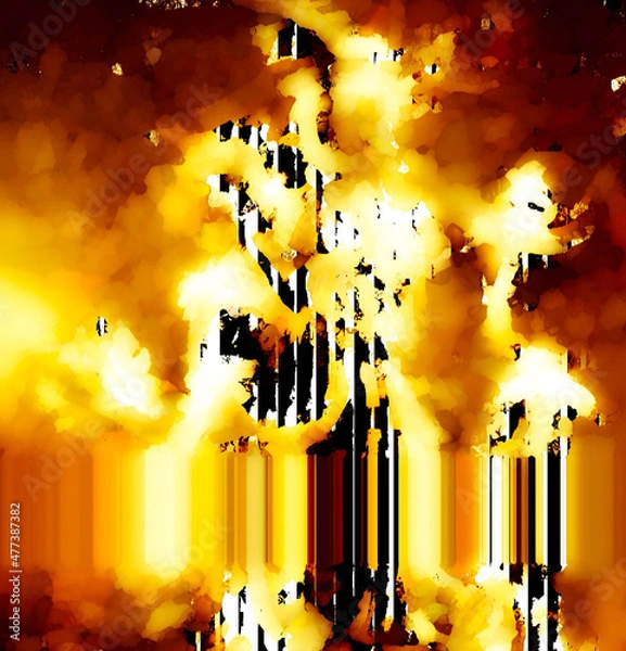 Fototapeta background with fire