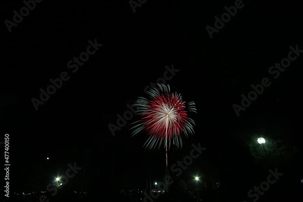 Fototapeta 名古屋港冬花火