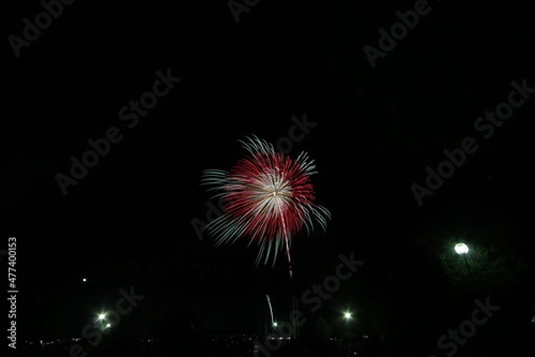 Fototapeta 名古屋港冬花火
