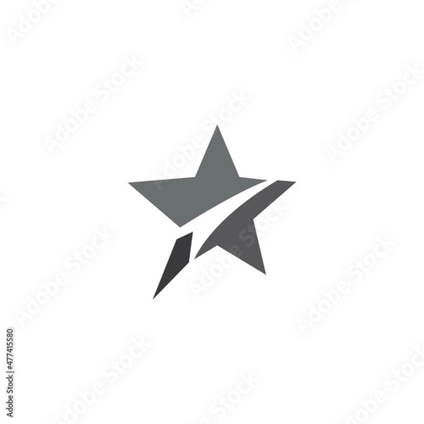 Obraz Star icon Template vector illustration design