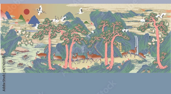 Obraz Longevity-drawing-500