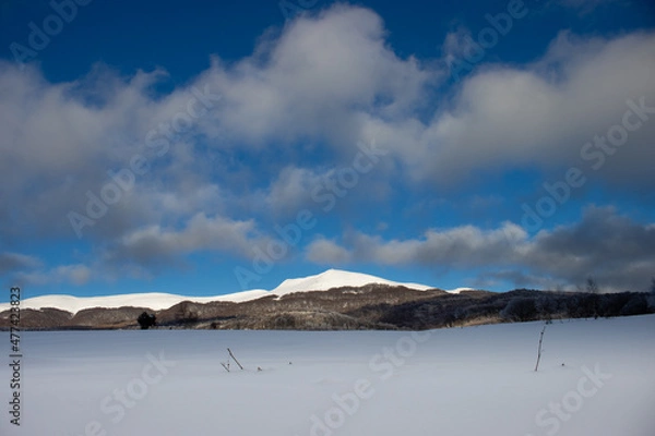Obraz Bieszczady zima w górach