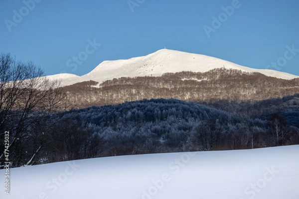 Obraz Bieszczady zima w górach