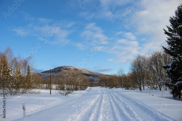 Obraz Bieszczady zima w górach