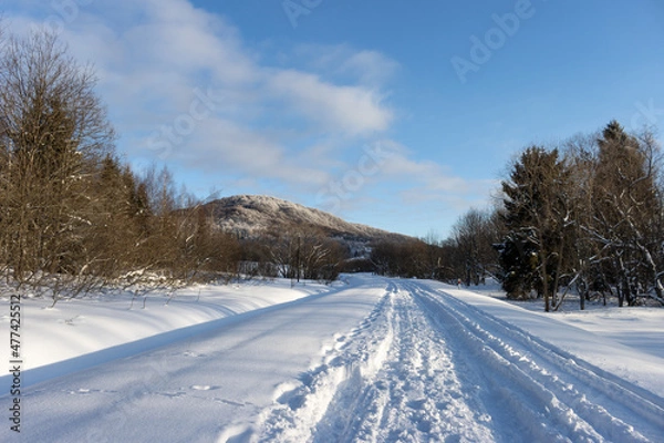 Obraz Bieszczady zima w górach