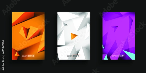 Obraz Abstract Triangle Background. Modern Wallpaper. Vector illustration