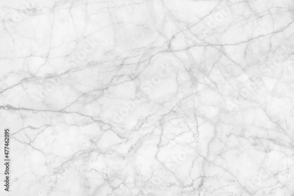Obraz White marble patterned texture background.