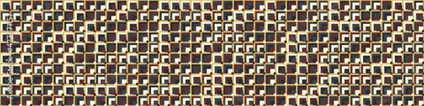 Fototapeta Abstract Geometric Pattern generative computational art illustration