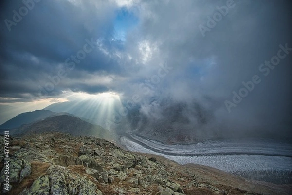 Fototapeta Aletschgletscher