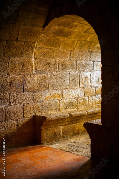 Obraz Path to the Castelo de Monterrei