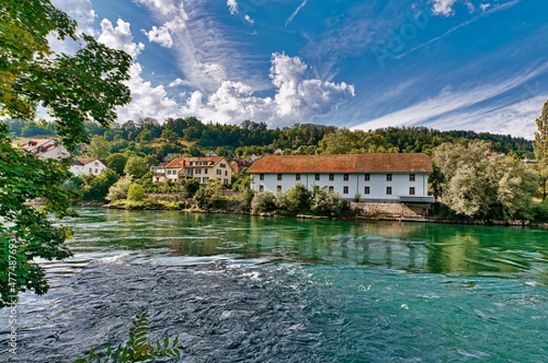 Obraz Aare bei Brugg