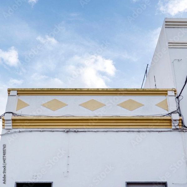Fototapeta Typical architecture of Algarve buildings