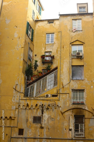 Obraz Stara kamienica.