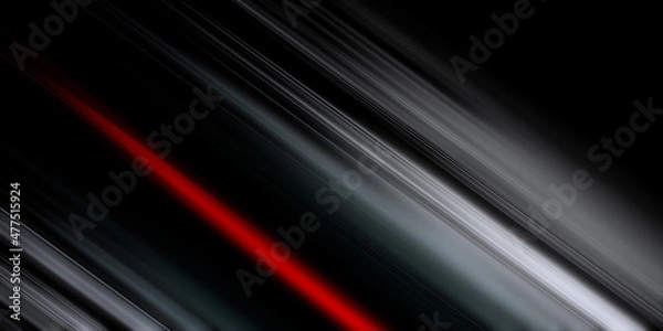 Fototapeta Abstract Black and Red Line Background