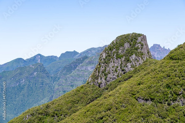 Fototapeta View to Pico Arieiro mountain