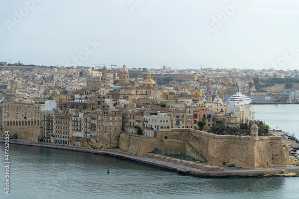 Fototapeta view of Valletta City Malta