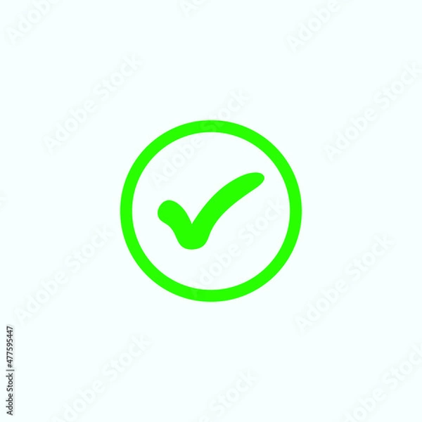 Fototapeta check mark icon