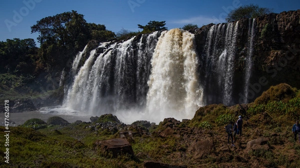Fototapeta Nilfall Äthiopien
