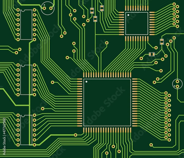 Obraz circuit board