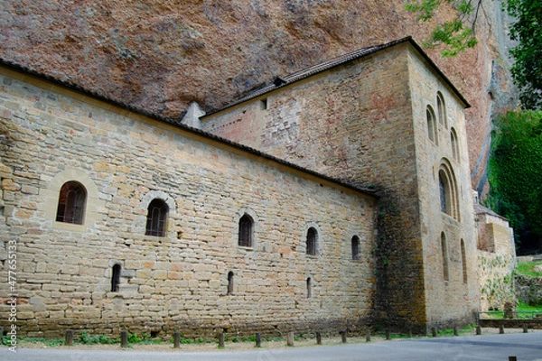 Fototapeta Monastery of San Juan de la Peña from the exterior,