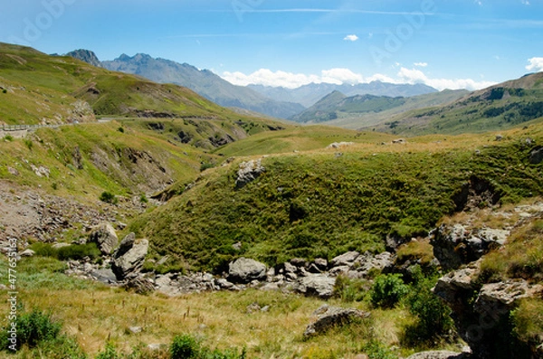 Fototapeta Mountain views of the pyrenees of Aragon