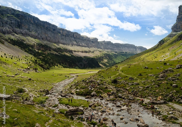 Fototapeta Mountain views of the pyrenees