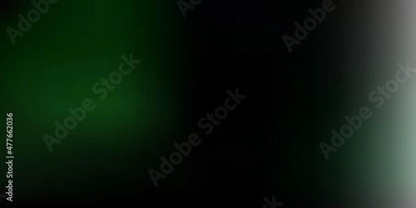 Fototapeta Dark green vector abstract blur drawing.