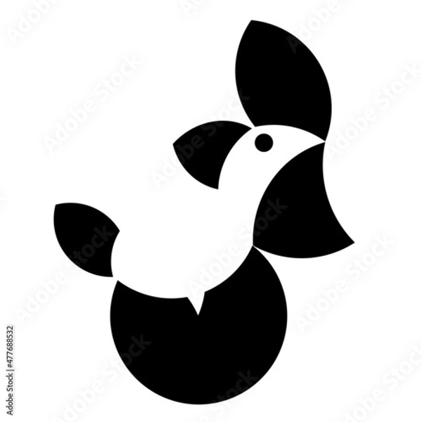 Fototapeta illustration design of logo and icon with some various style design concept