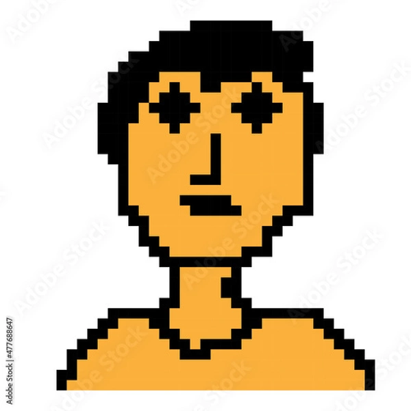 Fototapeta design illustration of pixel art with some various concept design