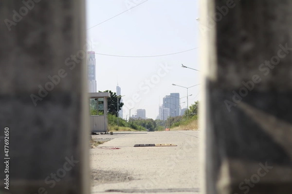 Obraz Abandoned city without people