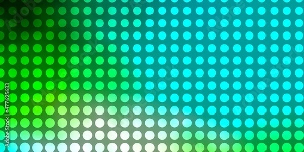 Fototapeta Light Blue, Yellow vector layout with circles.